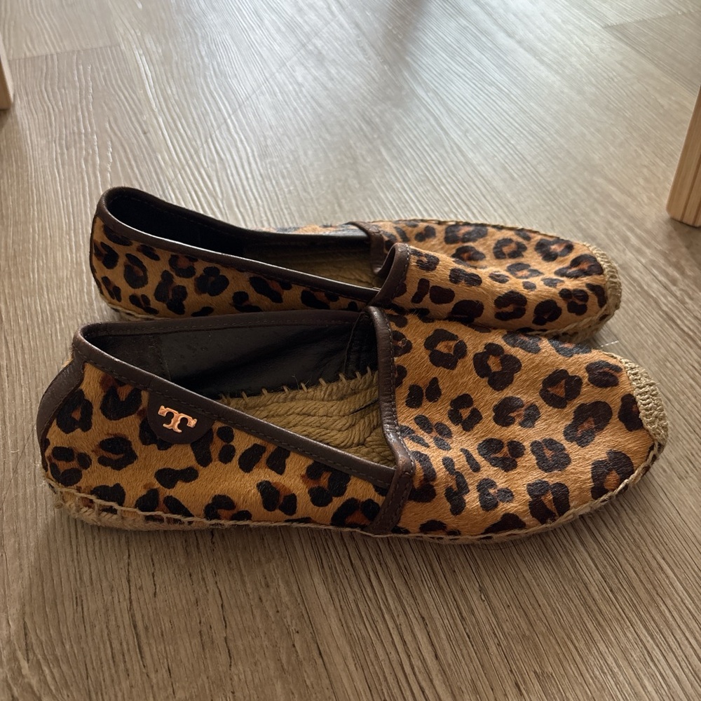 Tory Burch Leopard Print Espadrilles